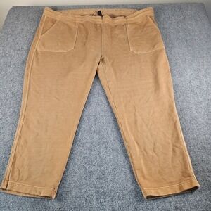 Carhartt Womens 3X Brown Relaxed Fit Joggers Cotton Tencel BN6196-W 106196 BRN